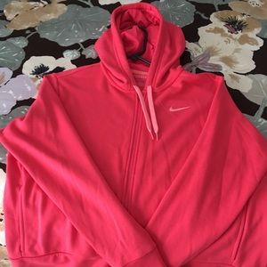 Women’s Nike Dri Fit zip up hoodie